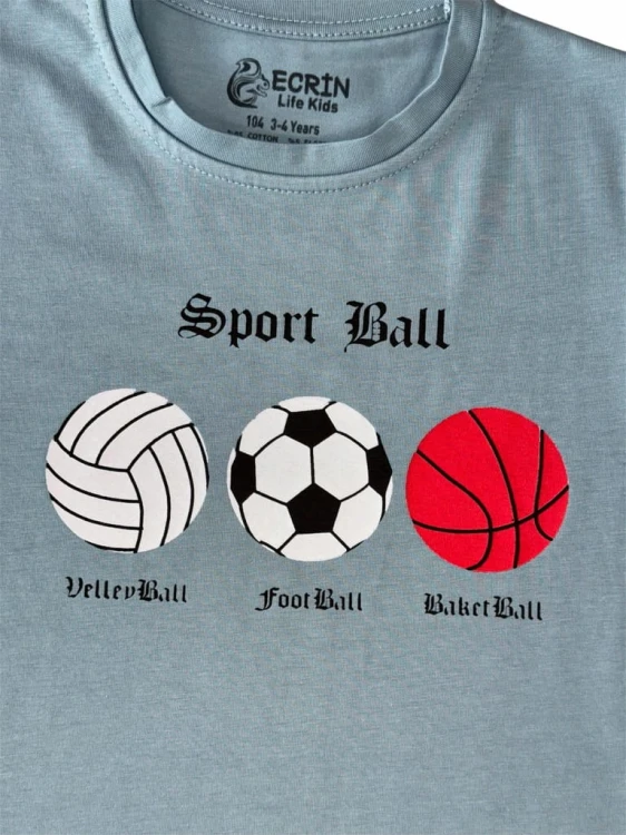 koszulka dla chłopca, t- shirt, piłki, rozmiar 128- 7/8 lat