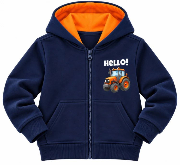 dres chłopięcy komplet dresowy 3-częściowy Traktor 98/104- 3/4 lata TL5037A