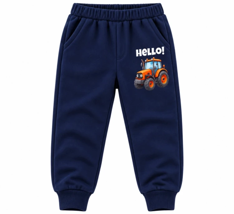 dres chłopięcy komplet dresowy 3-częściowy Traktor 110/116- 5/6 lat TL5037A