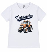 dres chłopięcy komplet dresowy 3-częściowy Traktor 116/122- 6/7 lat TL5035C