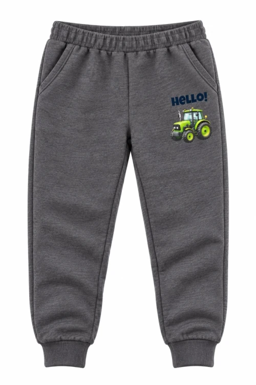 dres chłopięcy komplet dresowy 3-częściowy Traktor 122/128- 7/8 lat TL5037B