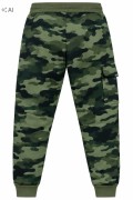 ocieplane spodnie dresowe męskie moro 2XL/3XL-K-053D