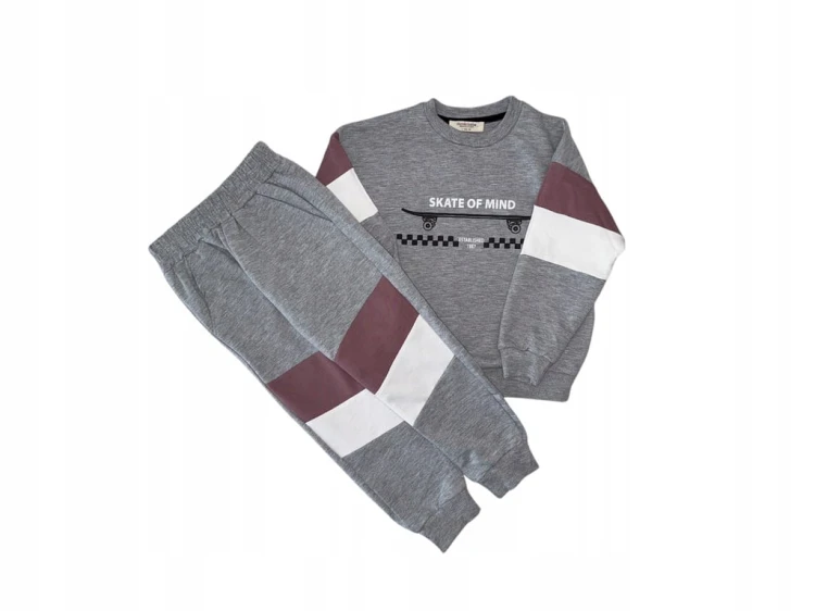 komplet dres dla chłopca spodnie bluza r. 116, 6 lat